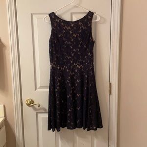Navy Lace Dress